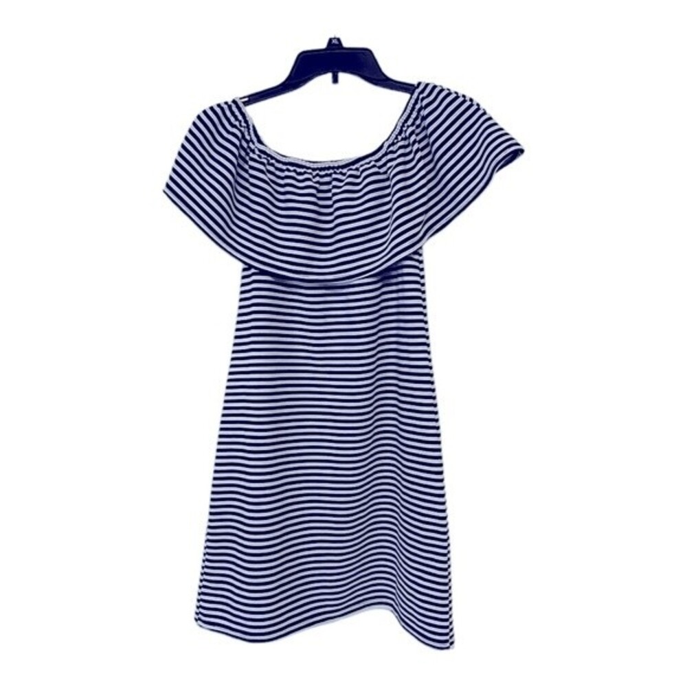 Cotton On Knee-Length Black & White Stripes Dress-Size M